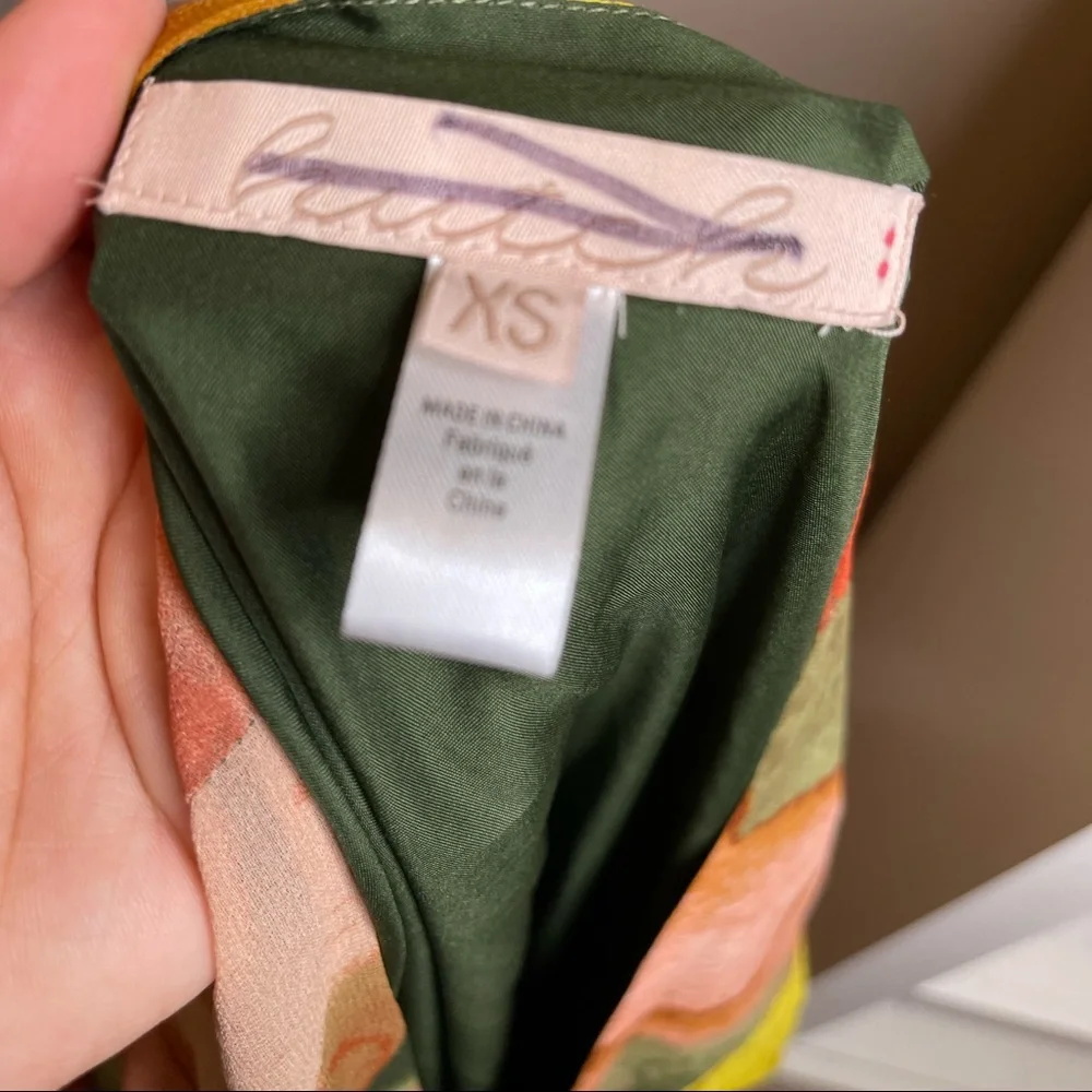 Anthropologie Hutch Geo Wrap Maxi Dress - Picture 6 of 6